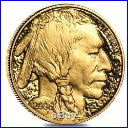 2006-W 1 oz Proof Gold Buffalo $50 Coin (withBox & COA)