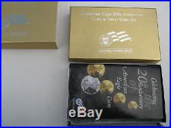 2006-W US American Eagle 20th Anniversary Gold & Silver Two-Coin Set