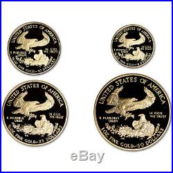 2007 American Gold Eagle Proof Four-Coin Set
