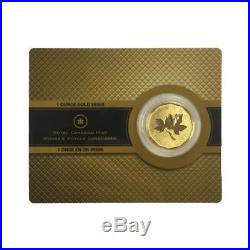 2008 Royal Canadian Mint Gold Maple Leaf. 99999 1 oz Gold Coin In Assay Card