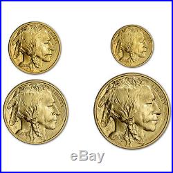 2008-W American Gold Buffalo Uncirculated Burnished Four Coin Set