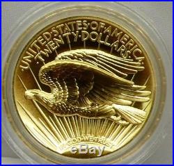 2009 US Ultra High Relief Double Eagle $20 Gold Coin with Boxes, COA, Book