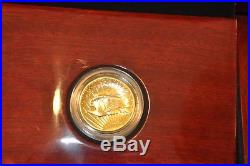 2009 W Ultra High Relief Double Eagle Gold Coin, Us. Mint, Box, Book, Coa, Nice