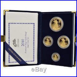 2010 American Gold Eagle Proof Four-Coin Set