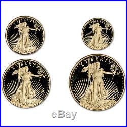 2010 American Gold Eagle Proof Four-Coin Set