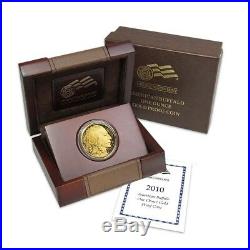 2010-W 1 oz $50 Gold American Buffalo Proof Coin (withBox & COA)