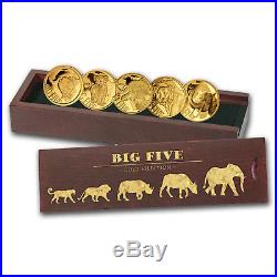 2013 2018 Cameroon 5-Coin Gold Big Five Proof Set SKU#168883