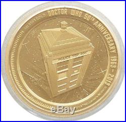 2013 Niue Doctor Who 50th Anni Tardis $200 Gold Proof Coin Box Coa Issue 250