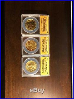2013 W American Buffalo $50.00 3 Coin Set 1st Strike Coins 3 0z