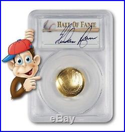 2014-W $5 Gold Baseball Coin PCGS MS70 Hand-Signed By Nolan Ryan