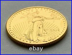 2015 1/10 oz. $5.00 solid gold American Eagle #1a