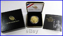 2015 ULTRA HIGH RELIEF UHR LIBERTY $100 GOLD COIN WithBOX & CERTIFICATE