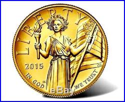 2015 Ultra High Relief Liberty $100 Gold Coin-unopened As Shipped By Us Mint