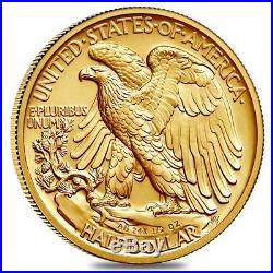 2016 1/2 oz Walking Liberty Half Dollar Centennial Gold Coin PCGS SP 69 First