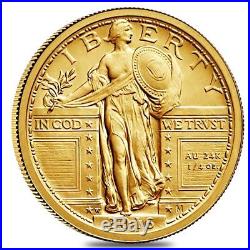 2016 1/4 oz Standing Liberty Quarter Centennial Gold Coin PCGS SP 69 First