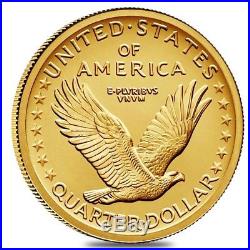 2016 1/4 oz Standing Liberty Quarter Centennial Gold Coin PCGS SP 69 First