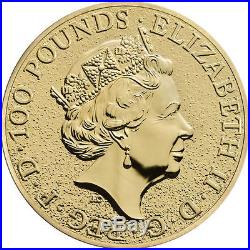 2016 1 oz British Gold Queens Beast Lion Coin (BU)