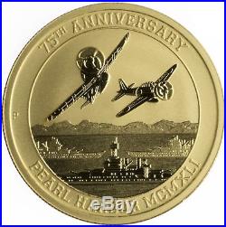 2016-P $100 Pearl Harbor Perth Mint 1 oz. 9999 Gold Coin