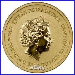 2016-P 1/10 oz. 9999 Gold Tuvalu PEARL HARBOR 75th Anniversary $15 coin