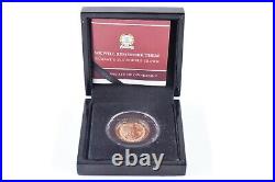 2016 Solid Gold Proof 9 Carat Double Crown Commemorative Proof Coin BOX + COA