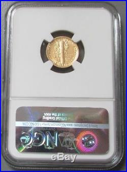 2016 W Gold Mercury Dime 1/10 Oz Gold Centennial Coin Ngc Sp 70 Early Releases