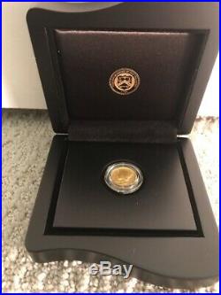 2016 W Mercury Dime 1/10th Oz Gold Centennial Commemorative Coin Box/coa 16xb