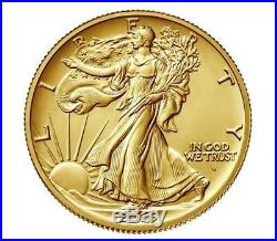 2016 W WALKING LIBERTY Centennial ½ oz. Gold Coin-US MINT SEALED-0472