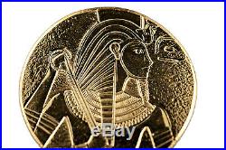 2017 1 oz. 9999 Gold King Tut Coin CertiLock Assay COA BU #A419