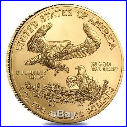 2017 1 oz Gold American Eagle $50 Coin BU