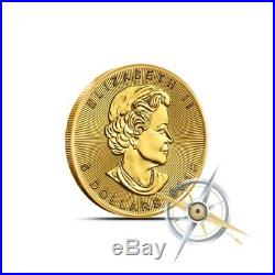 2018 1/10 Troy Oz Canada Gold Maple Leaf Coin. 9999 Fine BU Sealed in Plastic