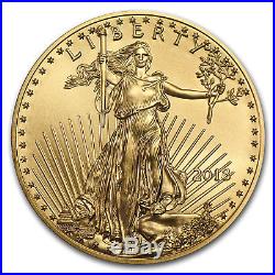 2018 1/10 oz Gold American Eagle (50-Coin MintDirect Tube) SKU#152661