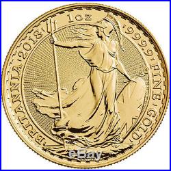2018 1 oz British Gold Britannia Coin (BU)