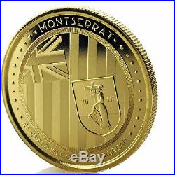 2018 1 oz Montserrat. 9999 Gold Coin BU 1 Troy Oz Gold #A472