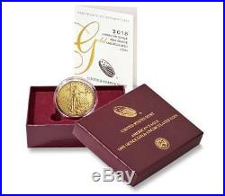 2018 American Eagle 1-Ounce Gold Uncirculated Coin - with US Mint Box and COA