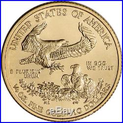 2018 American Gold Eagle (1/4 oz) $10 BU coin in U. S. Mint Gift Box