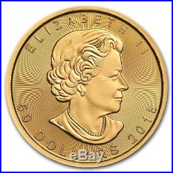 2018 Canada 1 oz Gold Maple Leaf Coin BU SKU #158647