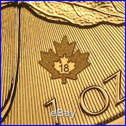 2018 Canada 1 oz Gold Maple Leaf Coin BU SKU #158647