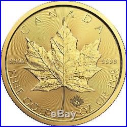 2018 Canadian Maple Leaf 1 oz Gold Coin Direct From Mint Tube