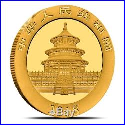 2018 China 30 Gram. 999 Fine 500 Yuan Gold Panda Coin BU Sealed in Mint Plastic