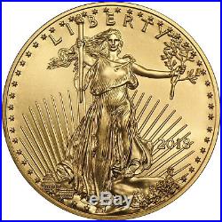 2018 Gold American Eagle Quarter Ounce BU Gold Coin