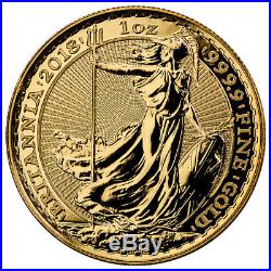 2018 Great Britain 1 oz Gold Britannia £100 Coin GEM BU SKU49807