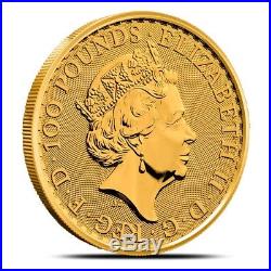 2018 Great Britain (UK) 1 Troy Oz £100 Gold Britannia Coin. 9999 Fine Gem BU