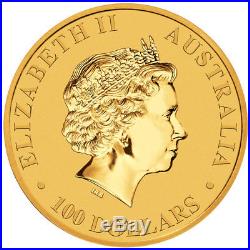 2018-P Australia 1 oz Gold Kangaroo $100 Coin GEM BU SKU49067