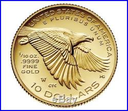 2018-W $10 American Liberty One-Tenth Ounce Gold Proof Coin (OGP+COA)