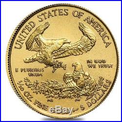 2019 1/10 oz Gold American Eagle $5 Coin BU