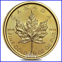 2019 1/2 oz Canadian Gold Maple Leaf $20 Coin. 9999 Fine BU (Sealed)