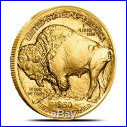 2019 1 oz. 9999 Fine (24k) $50 Gold American Buffalo Coin Gem Uncirculated (BU)