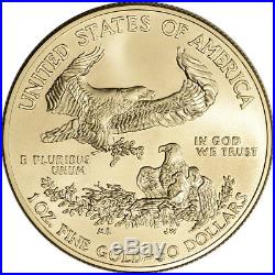 2019 American Gold Eagle 1 oz $50 1 Roll Twenty 20 BU Coins in Mint Tube