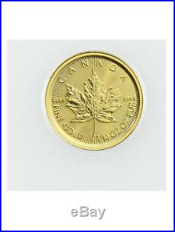 2019 Canada 1/10 oz Gold Maple Leaf $5 Coin GEM BU Mint Sealed SKU55920