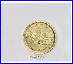 2019 Canada 1/20 oz Gold Maple Leaf $1 Coin GEM BU Mint Sealed SKU55542